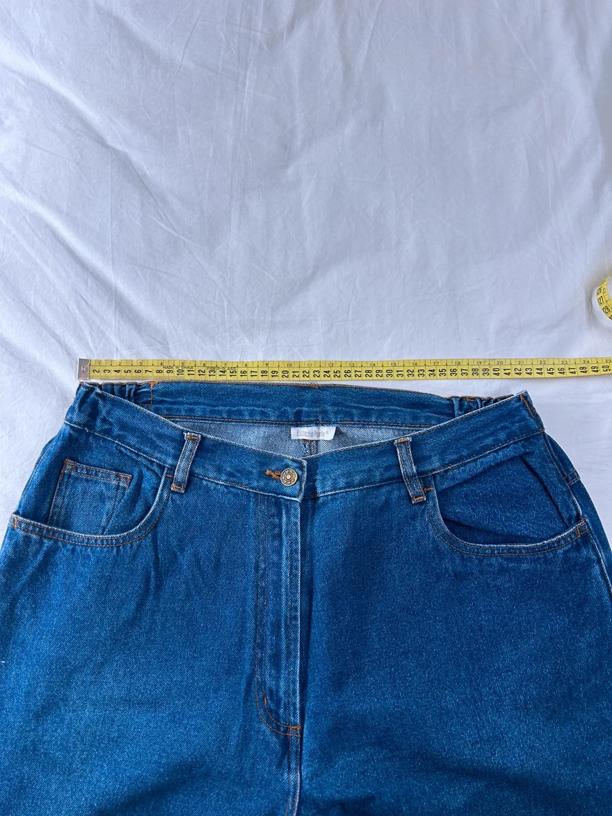Navy blue straight leg jeans by Blancheporte size 48 – photo 8
